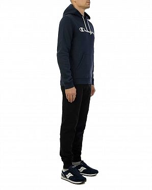 Толстовка мужская с капюшоном Champion Authentic American BS512 Navy Толстовка мужская с капюшоном Champion Authentic American BS512 Navy