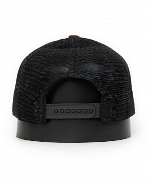 Бейсболка сетка Carhartt Style # 101195 Canvas Mesh-Back Logo Graphic Cap Wine