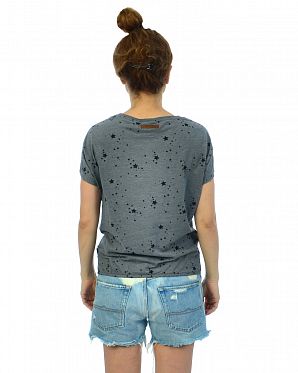 Футболка женская Naketano Bernd Spacko Dark Gray Melange Футболка женская Naketano Bernd Spacko Dark Gray Melange