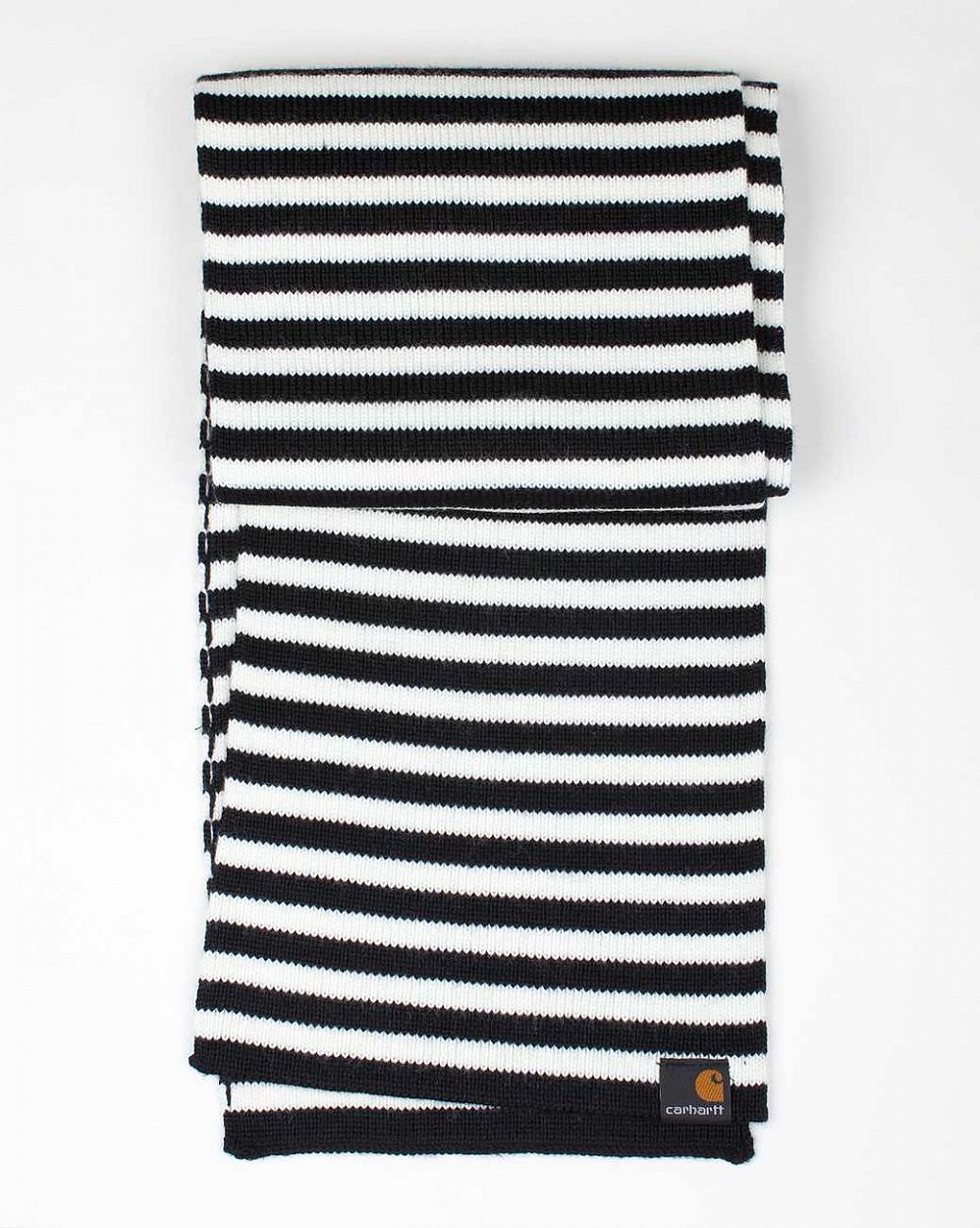 Шарф 50% шерсть Carhartt WIP Penny Stripe Scarf Black White отзывы Шарф 50% шерсть Carhartt WIP Penny Stripe Scarf Black White отзывы