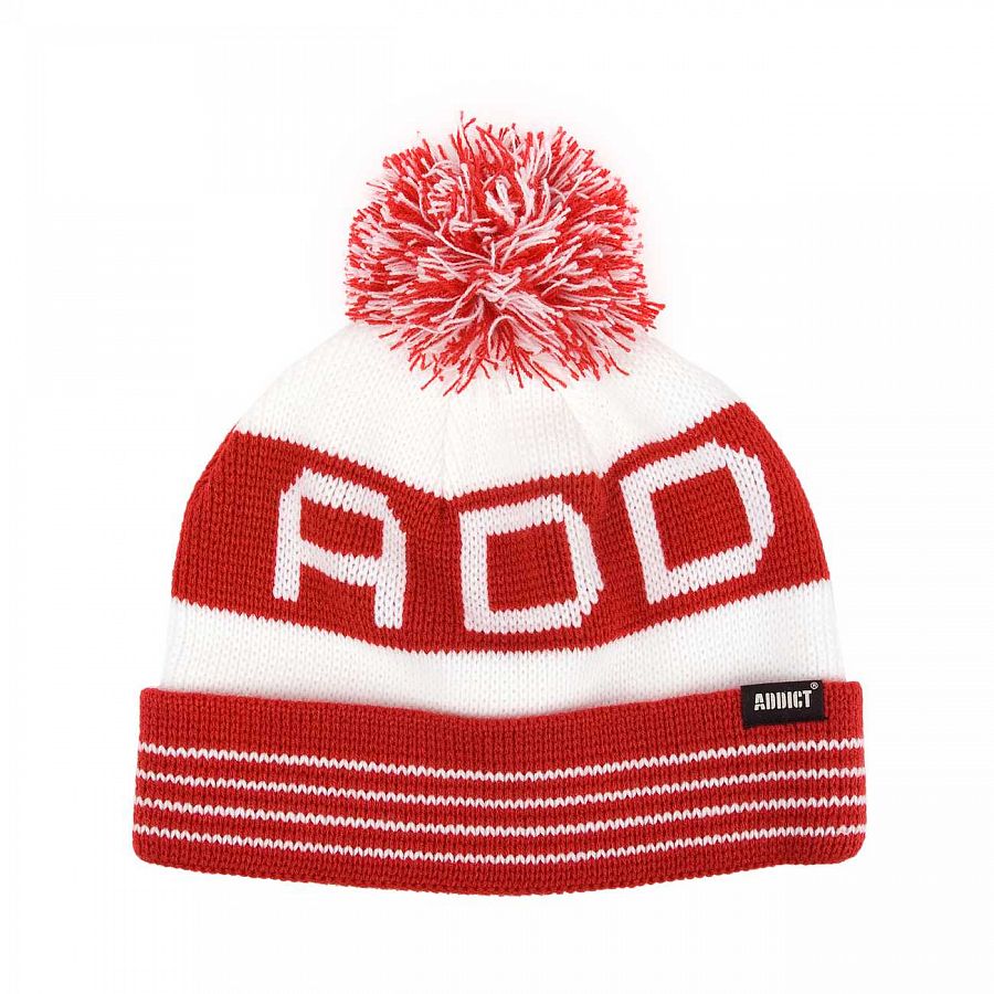 Шапка Addict U10222 Red/white отзывы