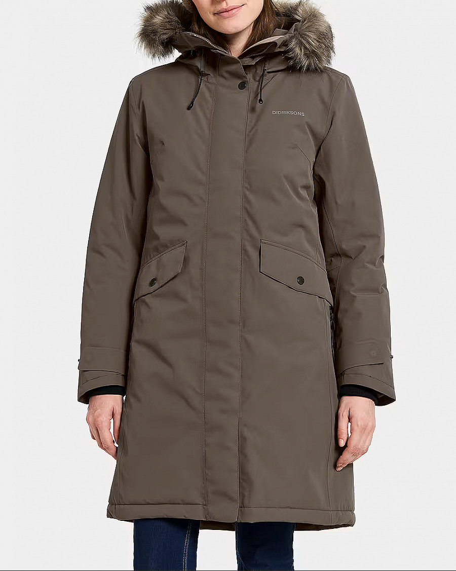 Парка женская Didriksons Erika 504303 Mocha Brown отзывы