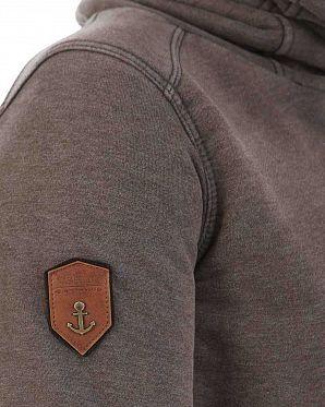 Толстовка мужская с высоким воротом Naketano Hipster Brown Толстовка мужская с высоким воротом Naketano Hipster Brown