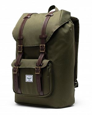 Рюкзак городской для ноутбука 13 дюймов Herschel L. America Mid IVY GREEN/CHICORY COFFEE