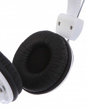 Наушники с микрофоном проводные WeSC Conga White