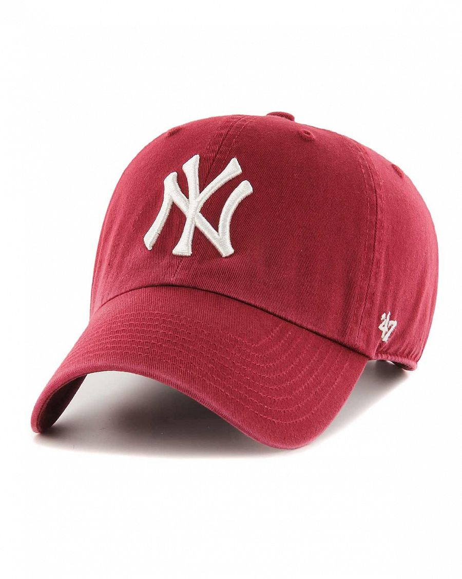Бейсболка классическая с изогнутым козырьком '47 Brand Clean Up New York Yankees Cardinal отзывы Бейсболка классическая с изогнутым козырьком '47 Brand Clean Up New York Yankees Cardinal отзывы