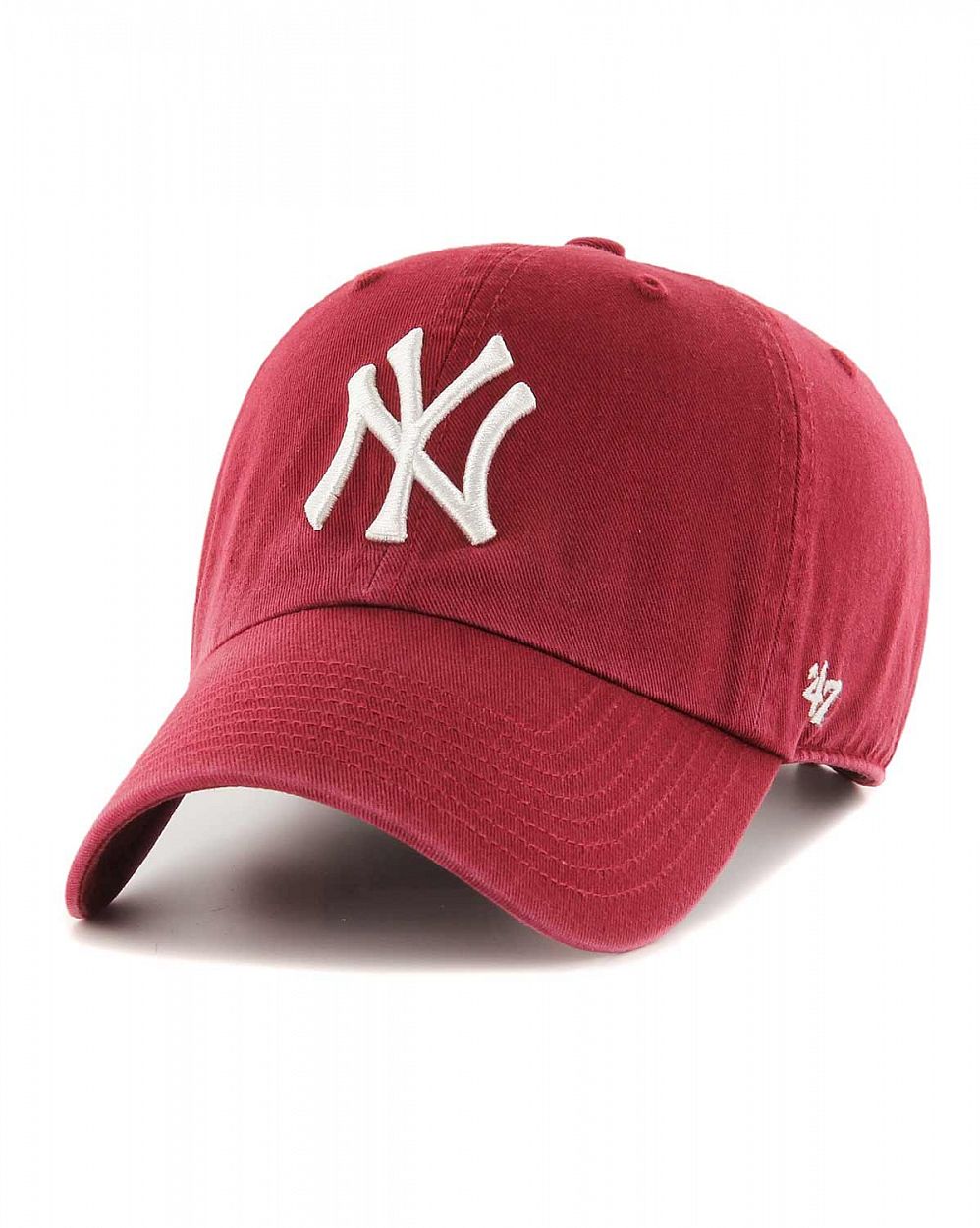 Бейсболка классическая с изогнутым козырьком '47 Brand Clean Up New York Yankees Cardinal отзывы