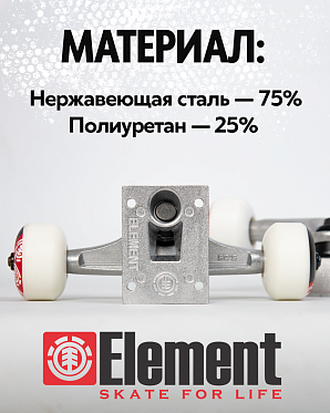 Комплект подвеска, колеса, подшипники Element Component Combo Red