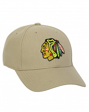 Бейсболка '47 Brand MVP WBP Chicago Blackhawks Beige