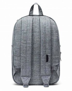 Рюкзак городской с отделением для ноутбука 13 Herschel Settlement Mid Raven Crosshatch