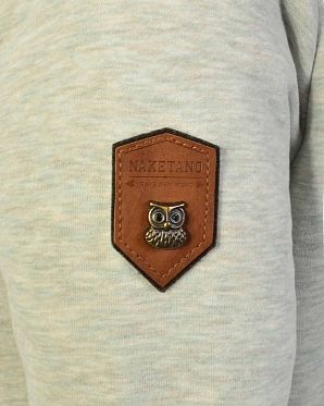Толстовка женская с капюшоном Naketano Schickobello IV Stone Grey Melange