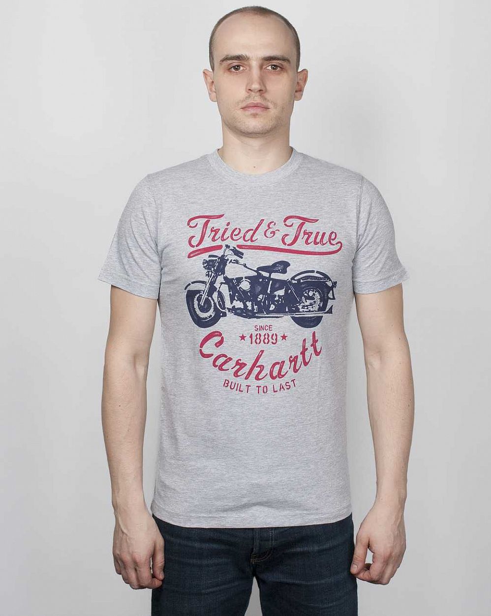 купить Футболка Carhartt S/S K553 T-shirt Regular Dark Grey Heather в Москве купить Футболка Carhartt S/S K553 T-shirt Regular Dark Grey Heather в Москве