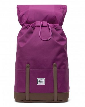 Рюкзак Herschel Retreat Youth MYKONOS FESTIVAL FUSCHIA/SADDLE BROWN Рюкзак Herschel Retreat Youth MYKONOS FESTIVAL FUSCHIA/SADDLE BROWN