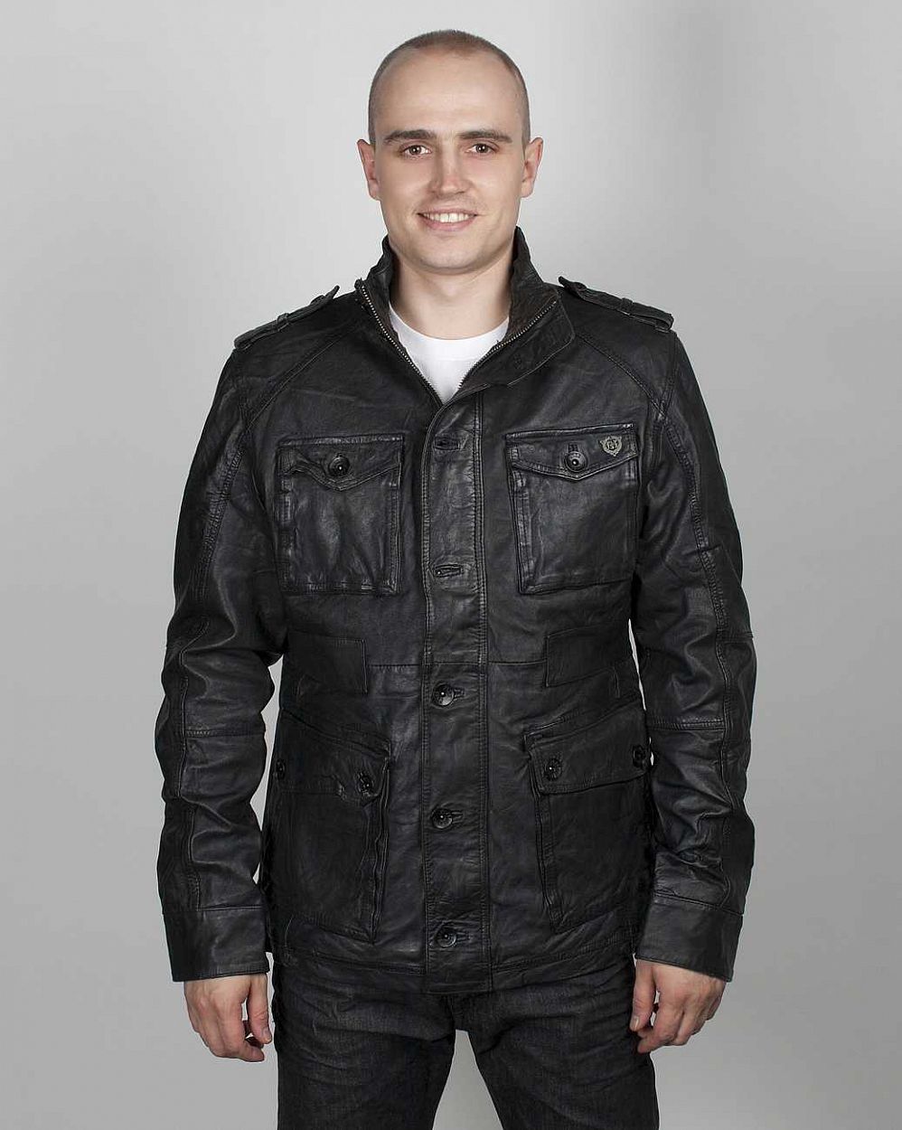 купить Куртка Fly53 Brundrettes Leather Jacket Black в Москве купить Куртка Fly53 Brundrettes Leather Jacket Black в Москве