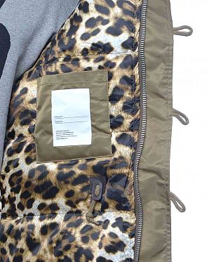 Пуховик водонепроницаемый на гусином пуху Корея NudeBones Brown Пуховик водонепроницаемый на гусином пуху Корея NudeBones Brown