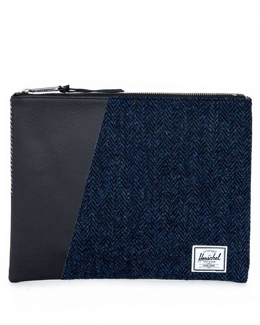 Чехол Herschel Network Large Harris Tweed blue herrigbone grey herrigbone отзывы