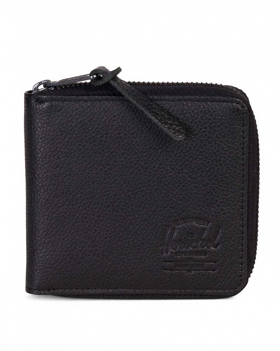 Кошелек на молнии из кожи Herschel Walt Leather RFID Black отзывы Кошелек на молнии из кожи Herschel Walt Leather RFID Black отзывы