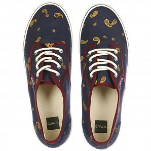 Кеды мужские низкие Gravis Slymz Navy Citrus Paisley Кеды мужские низкие Gravis Slymz Navy Citrus Paisley