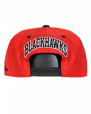 Бейсболка с прямым козырьком Mitchell and Ness FLIPSIDE Chicago Blackhawks Red Бейсболка с прямым козырьком Mitchell and Ness FLIPSIDE Chicago Blackhawks Red