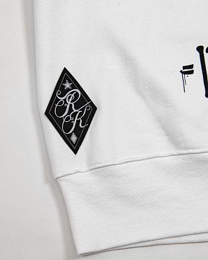 Толстовка свитшот Rum Knuckies V Posse White Толстовка свитшот Rum Knuckies V Posse White