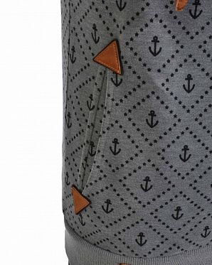 Толстовка женская с капюшоном Naketano I Will F...Your Brain Dark Grey Melange Толстовка женская с капюшоном Naketano I Will F...Your Brain Dark Grey Melange