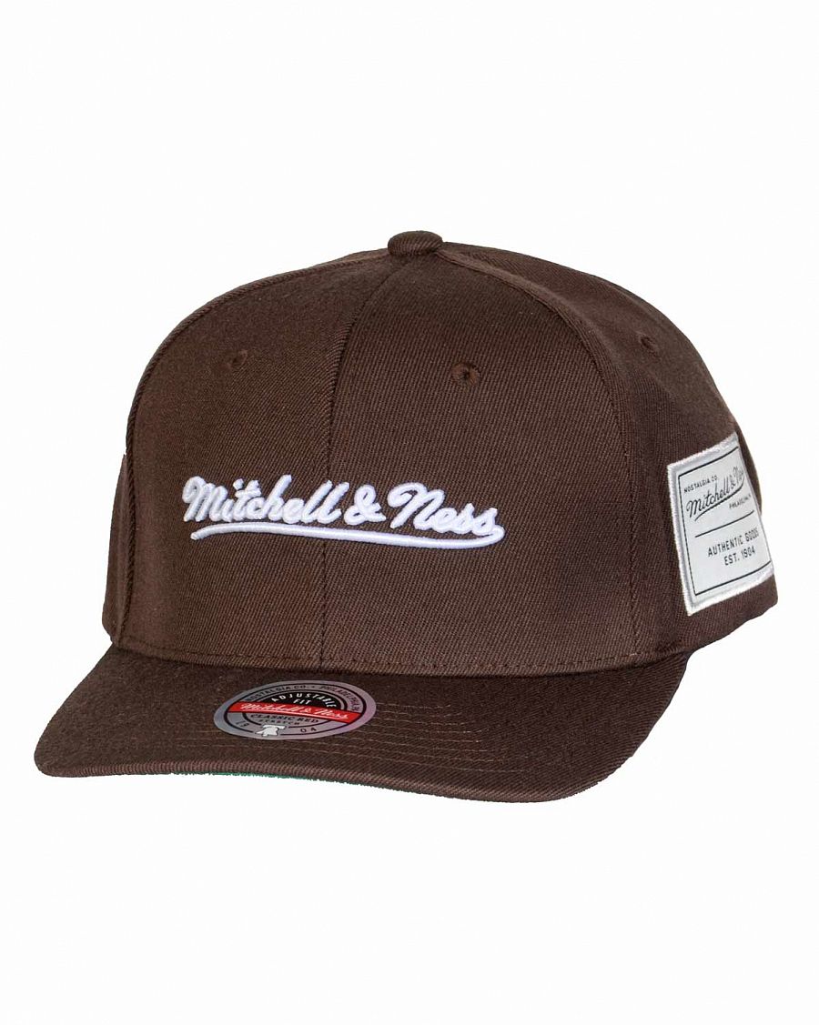 Бейсболка с изогнутым козырьком Mitchell and Ness COMFY CORE Brown отзывы