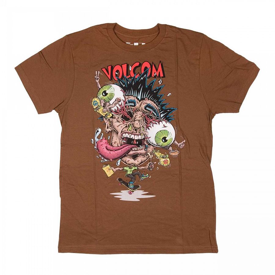 купить Футболка Volcom FA Jamie Brown SS Slim Brown в Москве купить Футболка Volcom FA Jamie Brown SS Slim Brown в Москве