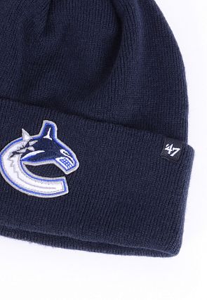 Шапка с подворотом '47 Brand NFL Vancouver Canucks Navy