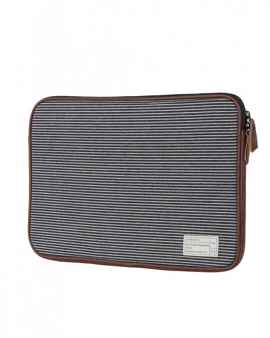 Чехол для ноутбука HEX Fleet MacBook Pro sleeve with IPad pocket, Black Grey stripe (15) отзывы Чехол для ноутбука HEX Fleet MacBook Pro sleeve with IPad pocket, Black Grey stripe (15) отзывы