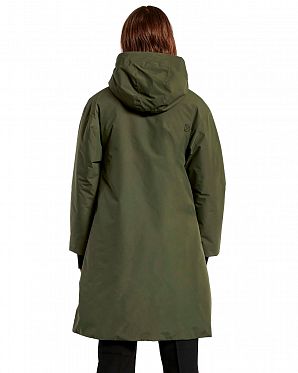 Парка женская зимняя водонепроницаемая Швеция Didriksons Aino Green