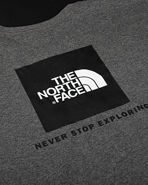 Футболка мужская The North Face Box Back Dark Grey Black Футболка мужская The North Face Box Back Dark Grey Black