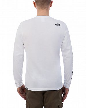 Футболка с длинным рукавом The North Face Dome Sleeve Print White Футболка с длинным рукавом The North Face Dome Sleeve Print White