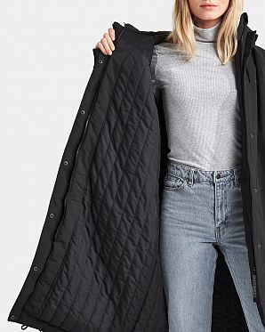 Парка плащ женская Didriksons Alicia 504151 Long Black