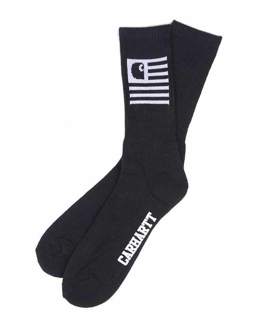 Носки Carhartt WIP State Socks Black White отзывы