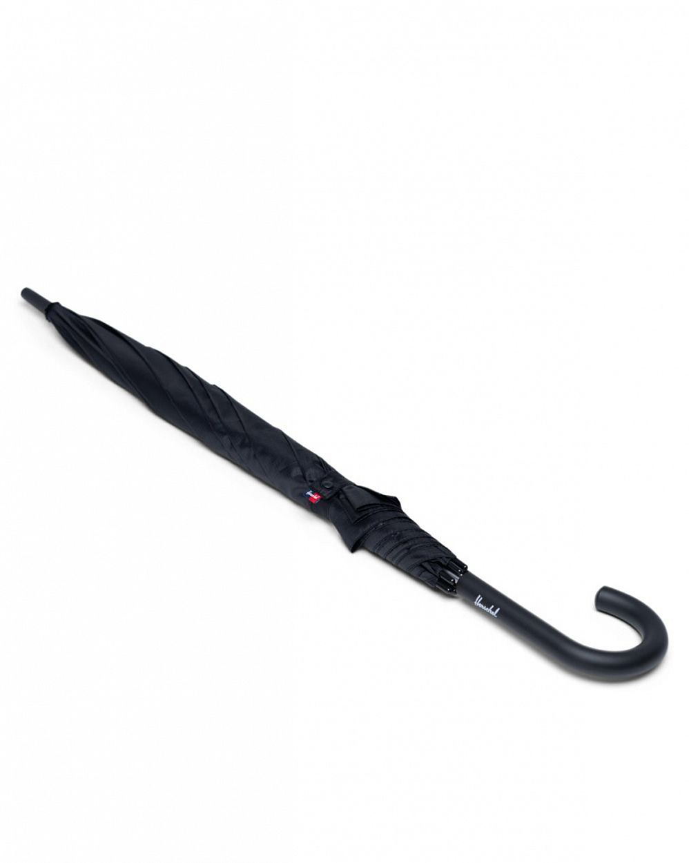 Зонт классический облегченный крючок-ручка Herschel Supply Co Single Stage Black отзывы