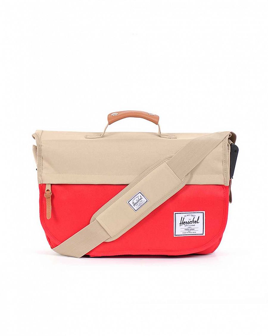 Сумка для ноутбука Herschel Mill-messenger Red Khaki отзывы