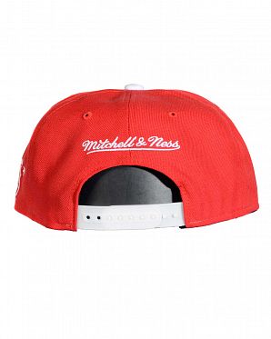 Бейсболка с прямым козырьком Mitchell and Ness LOGO 2 TONE Detroit Red Wings Red Бейсболка с прямым козырьком Mitchell and Ness LOGO 2 TONE Detroit Red Wings Red