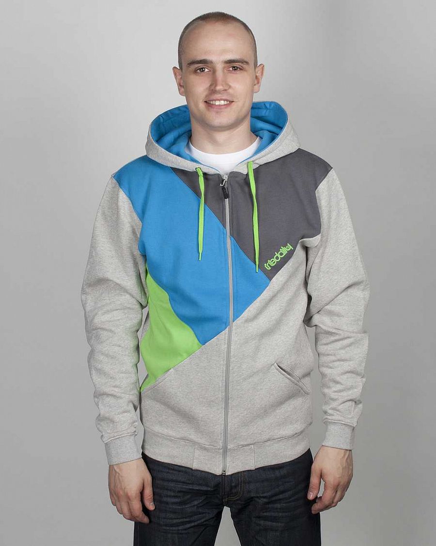 купить Толстовка Iriedaily Diagonal Hooded Sweat Grey в Москве купить Толстовка Iriedaily Diagonal Hooded Sweat Grey в Москве