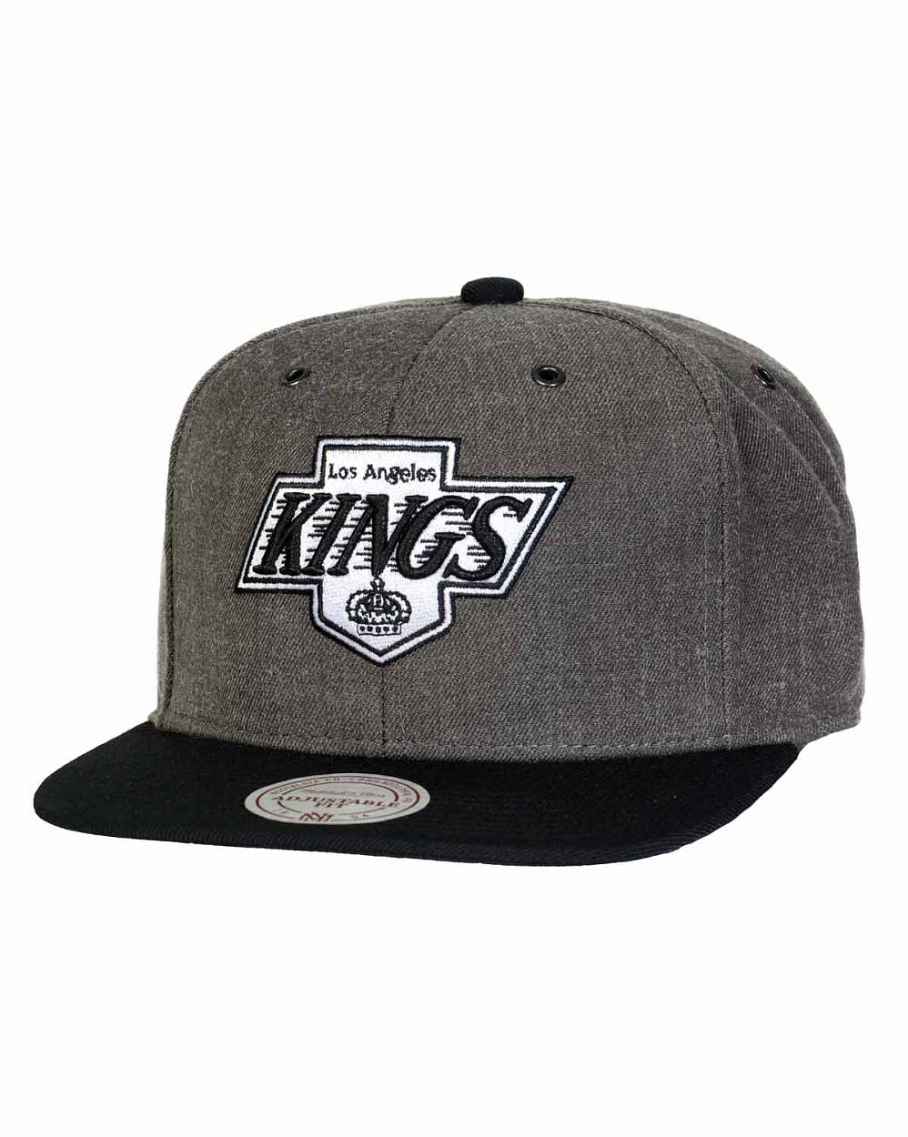 Бейсболка с прямым козырьком Mitchell and Ness 2 TONE Los Angeles Kings Black отзывы