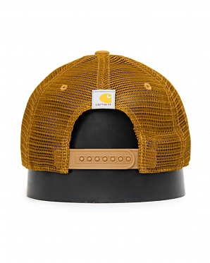 Бейсболка сетка Carhartt Style # 101195 Canvas Mesh-Back Logo Graphic Cap Tan
