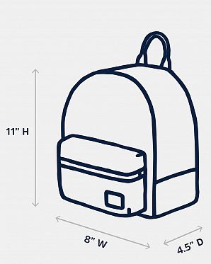 Рюкзак маленький водостойкий Parkland Rio COATED BLACK Рюкзак маленький водостойкий Parkland Rio COATED BLACK