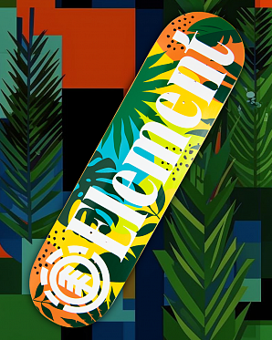 Дека Element с покрытием 8.25 (12 зеленый салатовый)