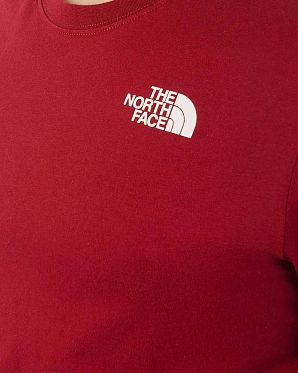 Футболка с длинным рукавом The North Face Dome Sleeve Print Cardinal Футболка с длинным рукавом The North Face Dome Sleeve Print Cardinal