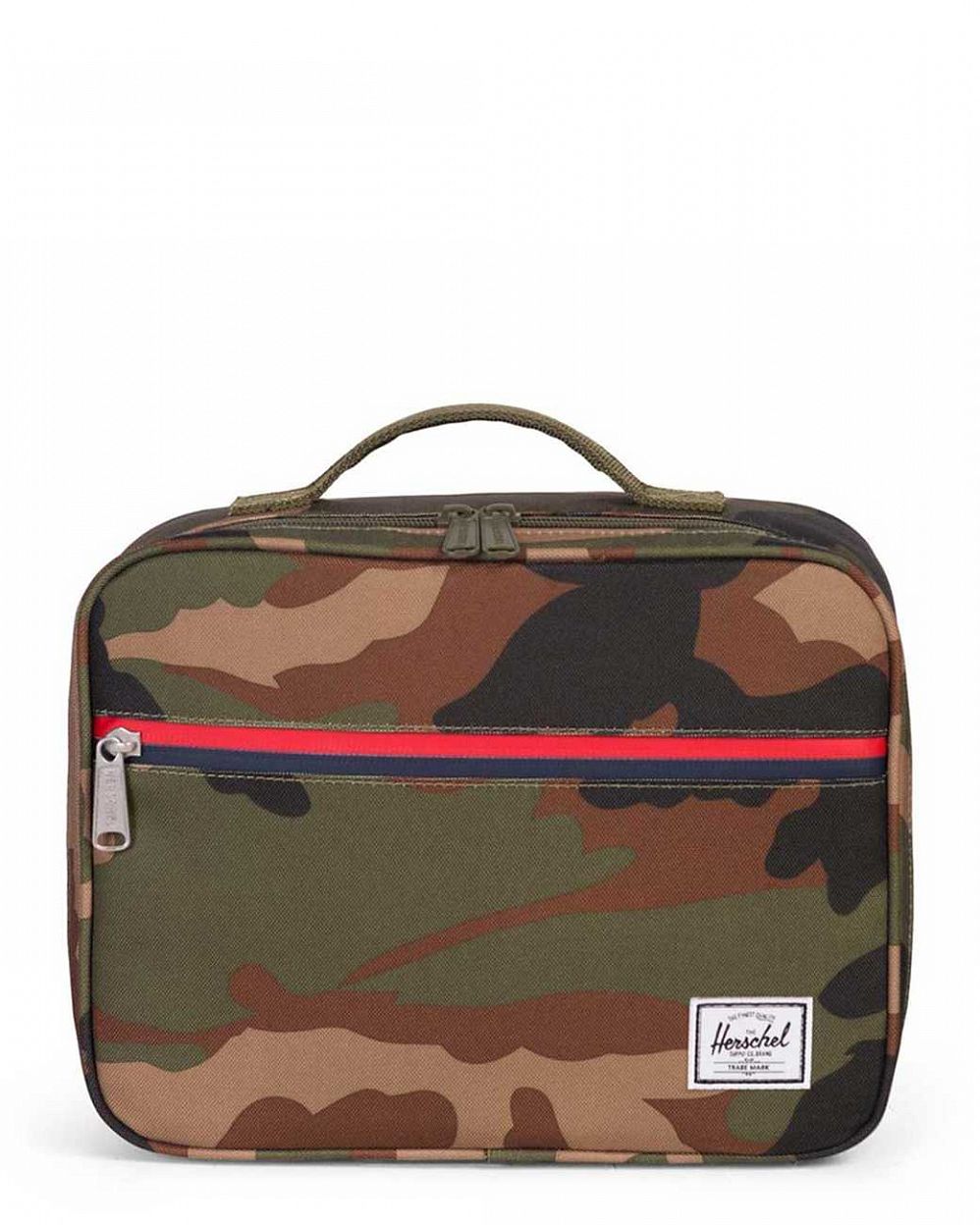 Пенал Herschel Pop Quiz Lunchbox Woodland Camo отзывы