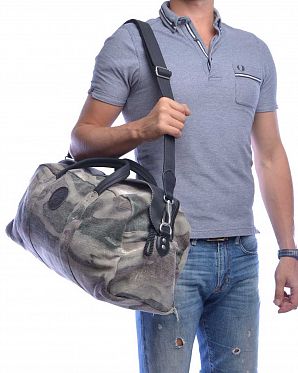 Сумка дорожная через плечо из толстого хлопка Stighlorgan Dunmore Сamo