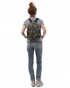Рюкзак маленькй кожаный водонепроницаемый Obey Camo Green Рюкзак маленькй кожаный водонепроницаемый Obey Camo Green