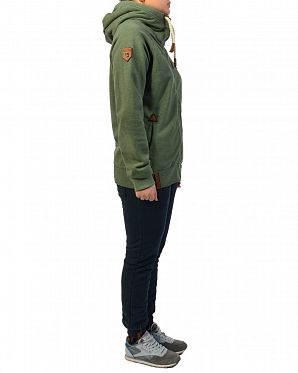 Толстовка женская с капюшоном Naketano Blonder Engel Fick Diese Melange