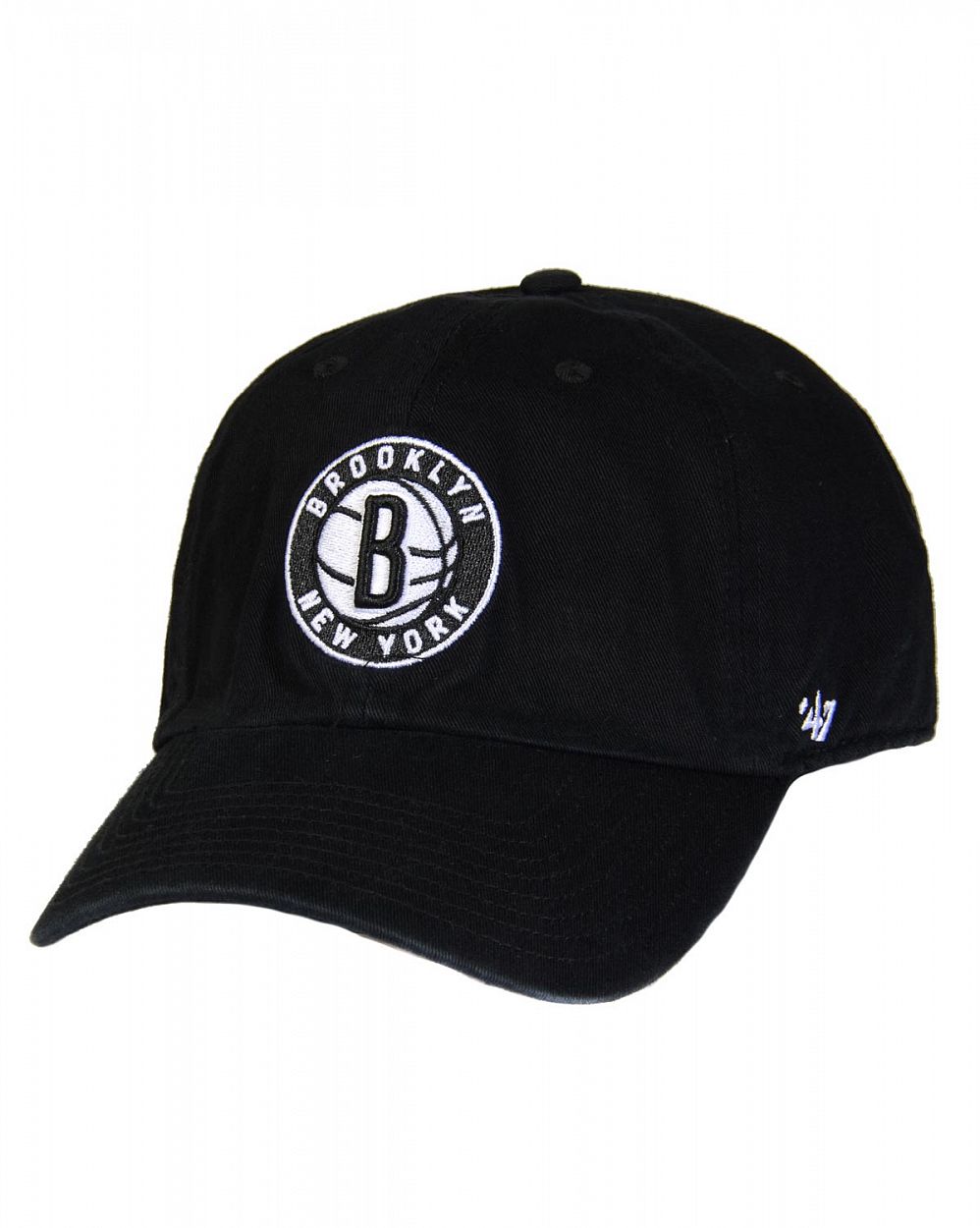 Бейсболка  '47 Brand Clean Up Brooklyn Nets Black отзывы