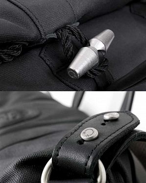 Сумка через плечо для ноутбука 15 Stighlorgan Leary Canvas Black