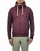 Толстовка мужская на молнии с капюшоном Naketano Full-Zip Hoodie Birol Bordeaux T